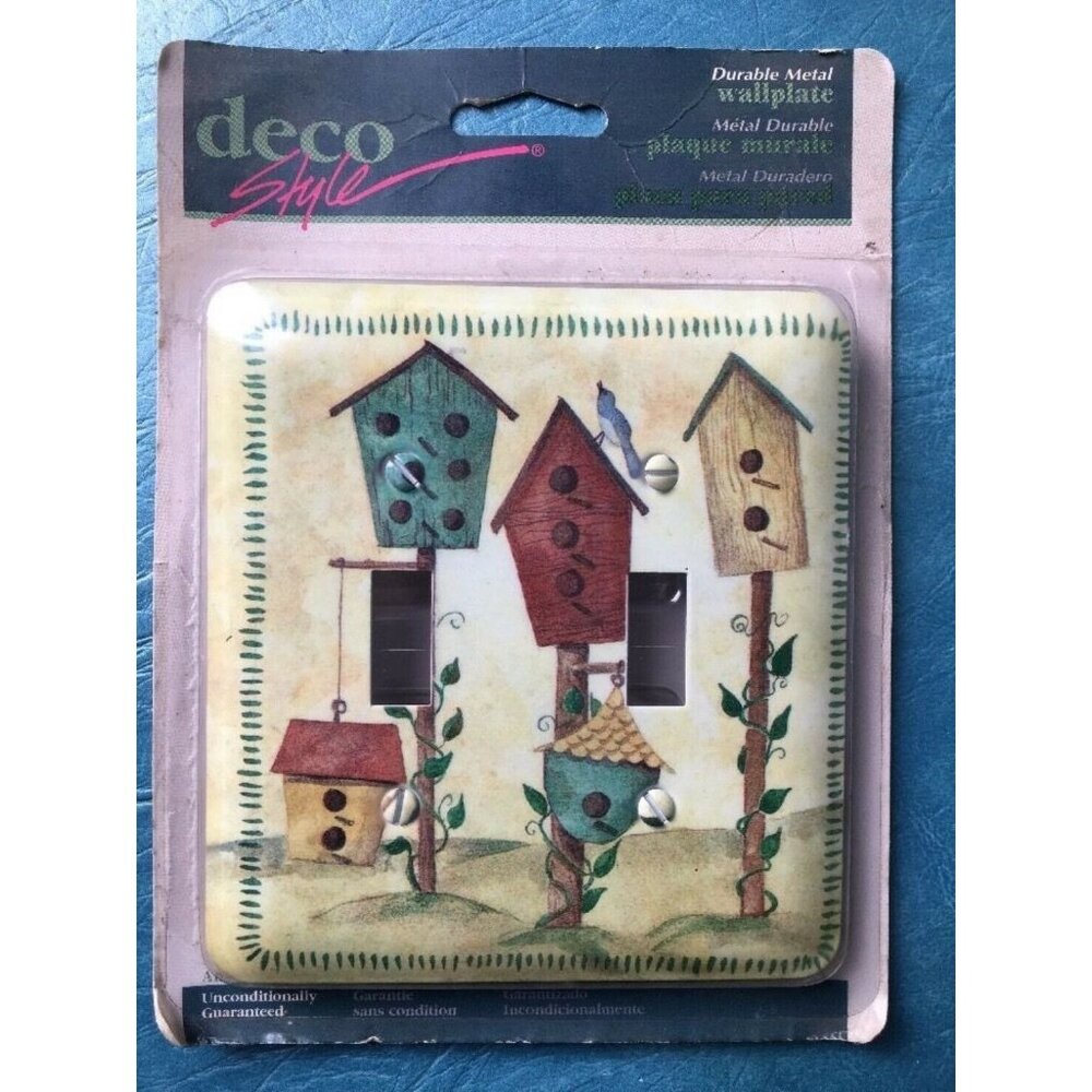 Deco Style Light Switch Plate Wall Plate Metal American Tack & Hardware 1999